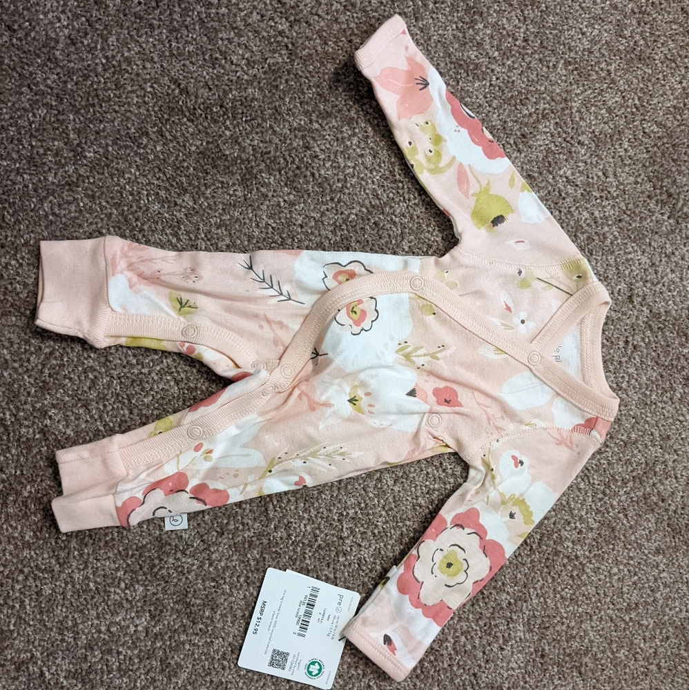 Carter's Floral Preemie Sleeper